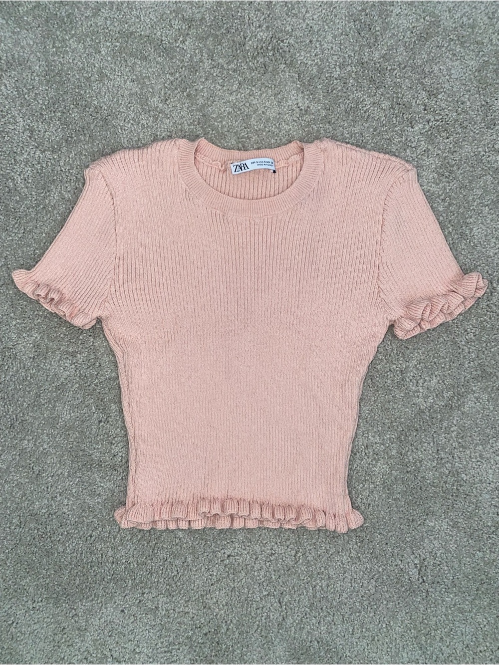 Zara Ruffle Crop Top